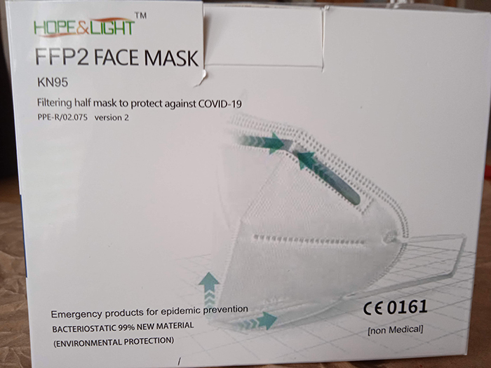 Hope and Light TM — FFP2 Face Mask KN95
