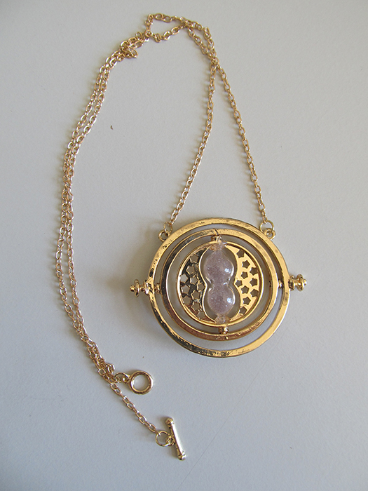 Delta Kairos necklace Hermione Granger Time-Turner necklace -Harry Potter- rotating hourglass with