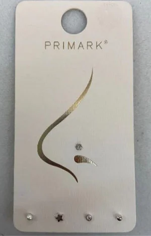 Primark — Nose Piercing 5pk (white)