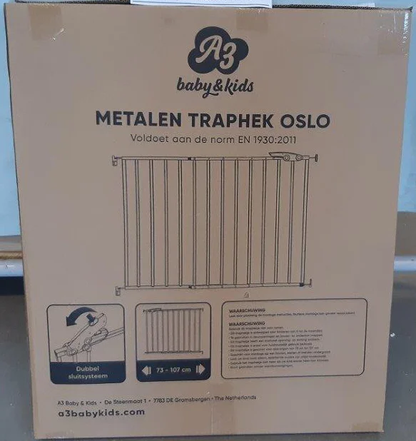 Baby and Kids — Metalen Traphek Oslo wit
