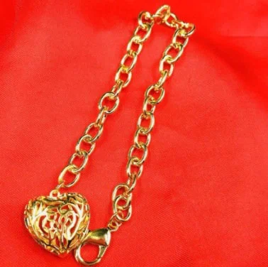 Fashion Jewelry 925 Sterling Silver Heart-Shape Chain Bracelets for Women Gifts