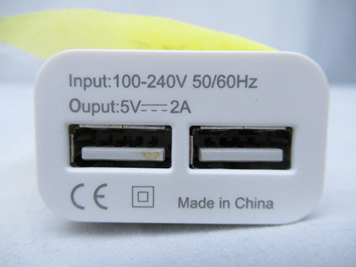 1x Dual USB Charger 5V 2A Travel Wall Adapter Cable Connector For Xiaomi Samsung