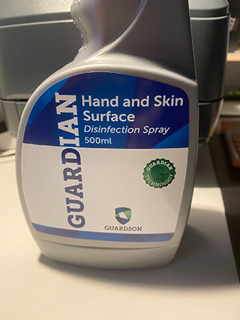 Guardson — Guardian Hand and skin surface