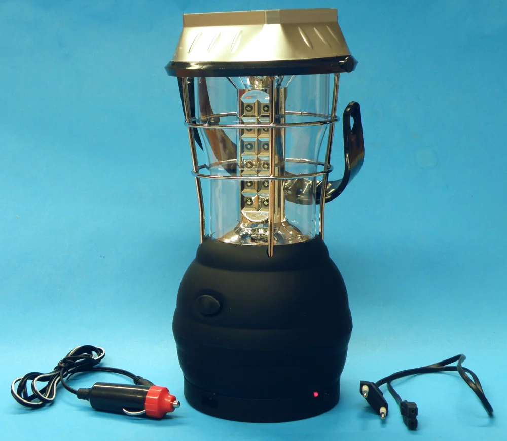 Super Bright Hand Crank Solar LED Lantern / Kemping fény
