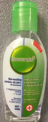 ibcccndc — Instant hand sanitiser