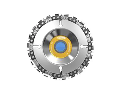 Drillpro — Drillpro-4-Inch-16mm-Grinder-Chain-Disc-22-Tooth-Wood-Carving-Disc-For-100-or-115-Angle-Grinder