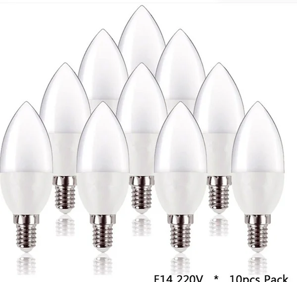 10pcs LED Candle Bulbs