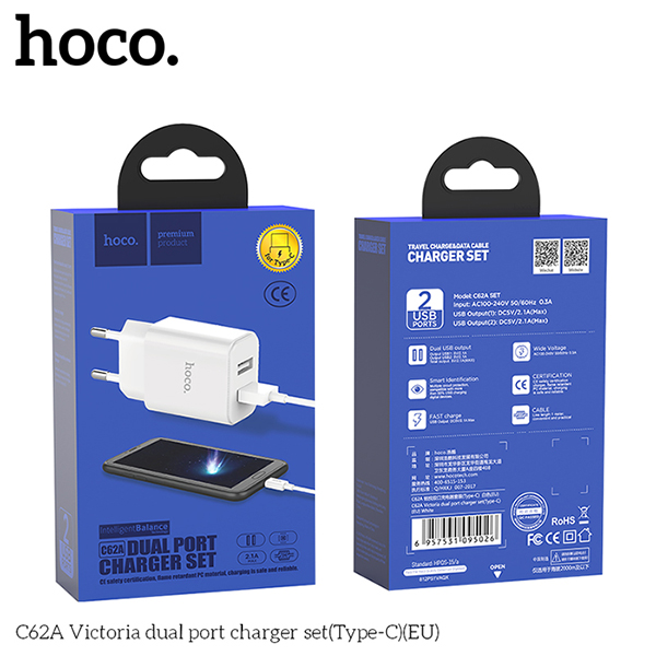 hoco. — Dual Port Charger Set