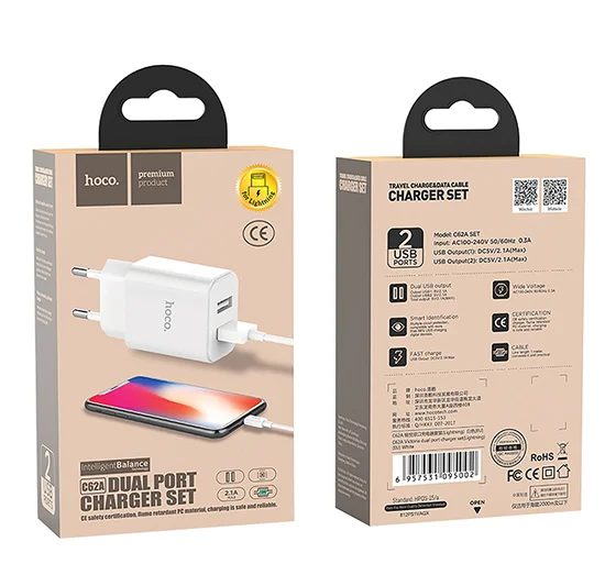 hoco. — Dual Port Charger Set