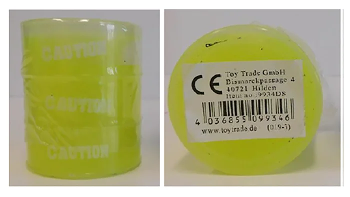 Toy Trade GmbH — Barrel-O-SLIME gelb