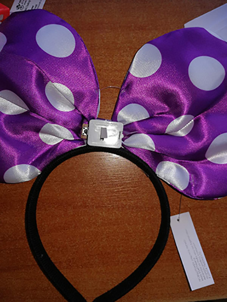 Carnival head band with lights