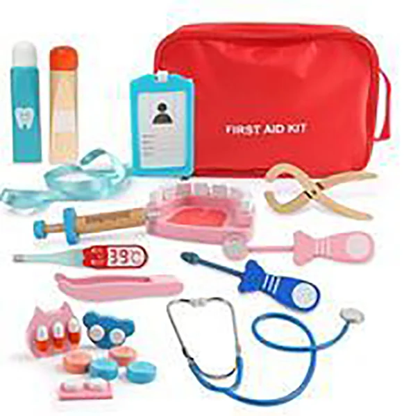 BeebeeRun — Children's Wooden Doctor's Toy Set