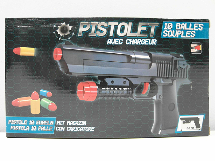 B & G International — Pistolet avec chargeur