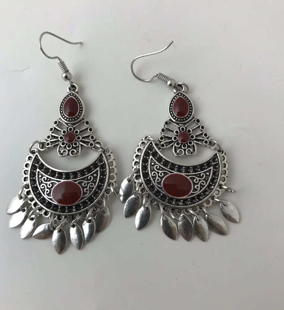Ethnic Crescent Drop Earring Ethnic Crescent Drop