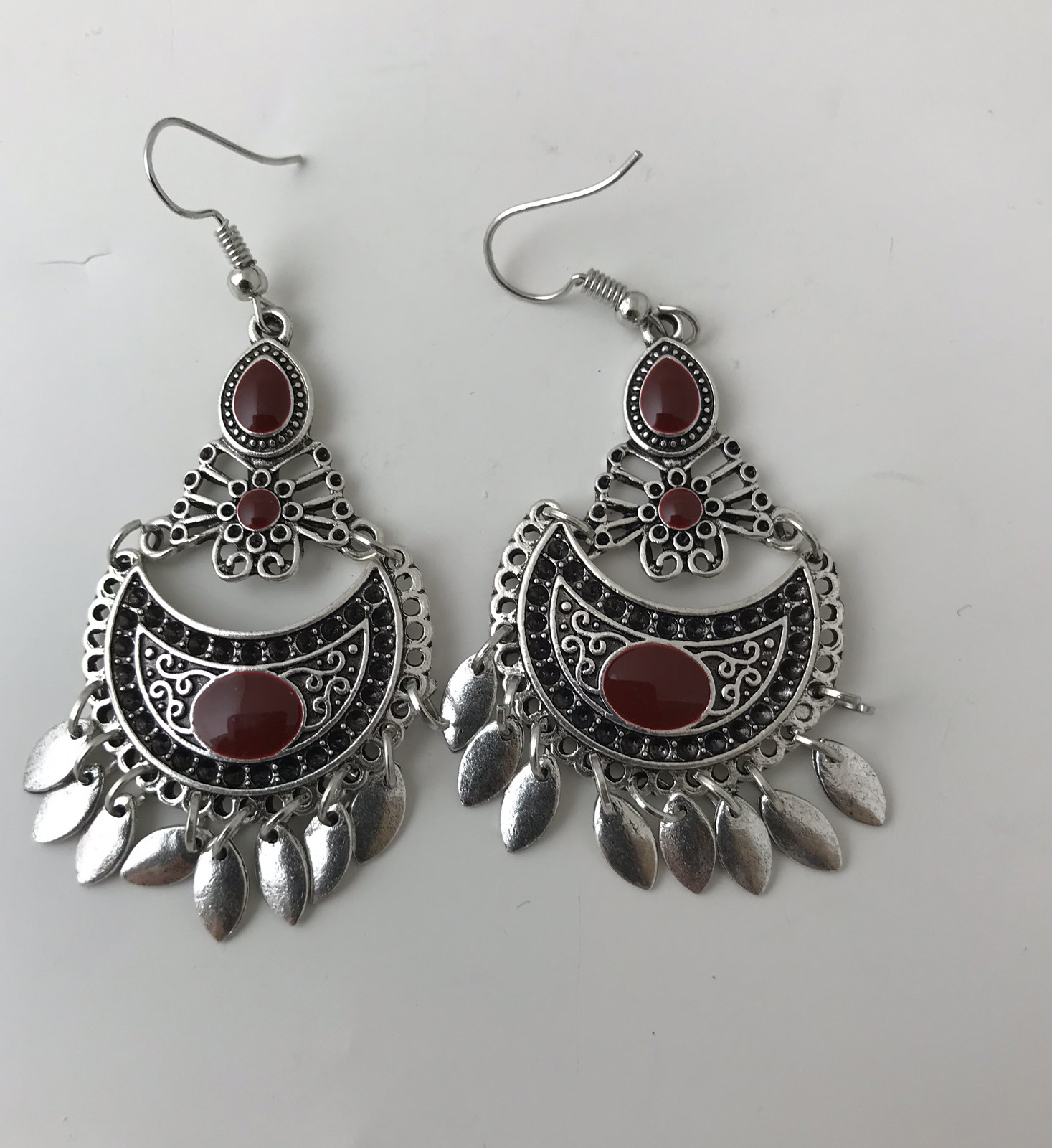 Ethnic Crescent Drop Earring Ethnic Crescent Drop