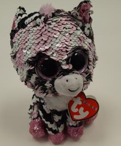 TY.UK.LTD — Plush toy Zoey with pailletjes