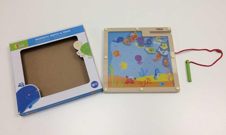 VIGA — VIGA toys, Magnetic match & trace, 18 M+