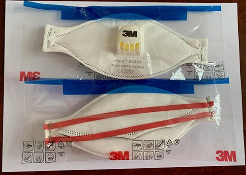 3M (COUNTERFEIT) — 3M AURA 9332 +