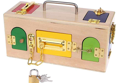 Montessori Colourful Lock Box
