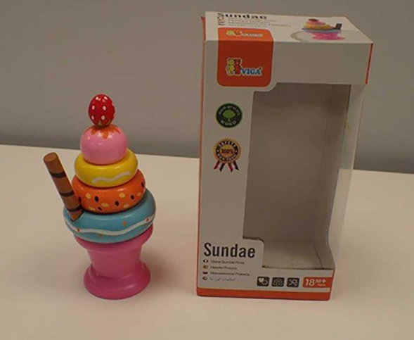 VIGA — VIGA toys, Sundae, 18 M+