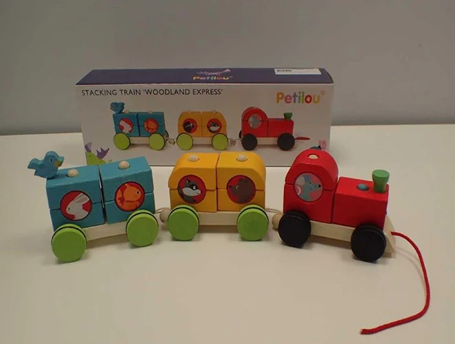 Petilou / Le Toy Van — Stacking train “woodland express”