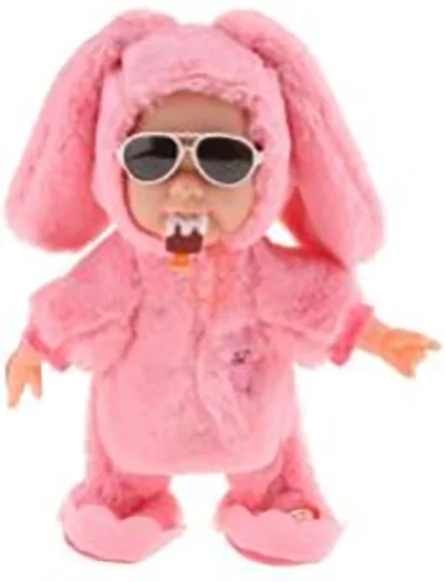 Perfeclan — Pink plush baby doll