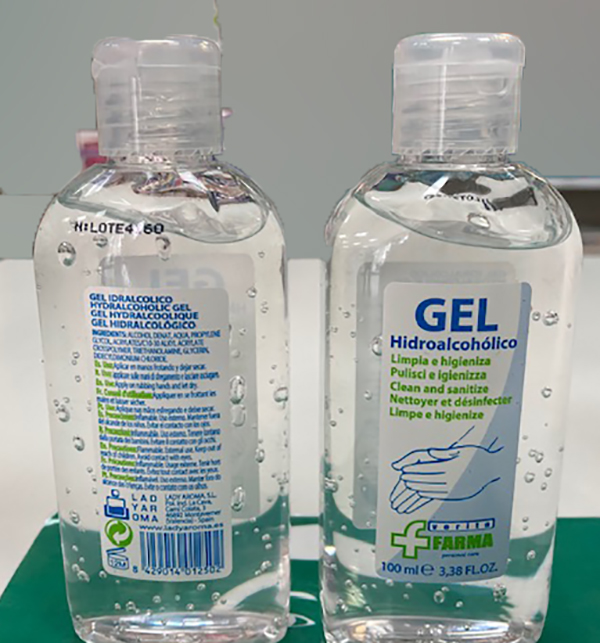 VERITA FARMA — Gel hidroalcoholico