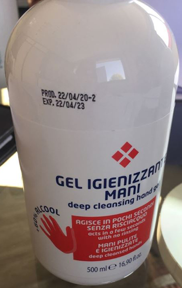PARISIENNE — GEL IGENIZZANTE MANI - deep cleansing hand gel