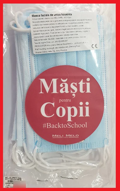 #BacktoSchool Meli Melo — Disposable protective mask for children
