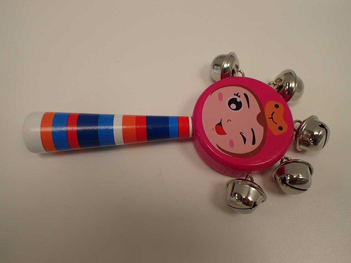 Rattle with bells