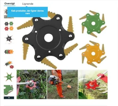 6 Blades Grass Cutter Trimmer Head