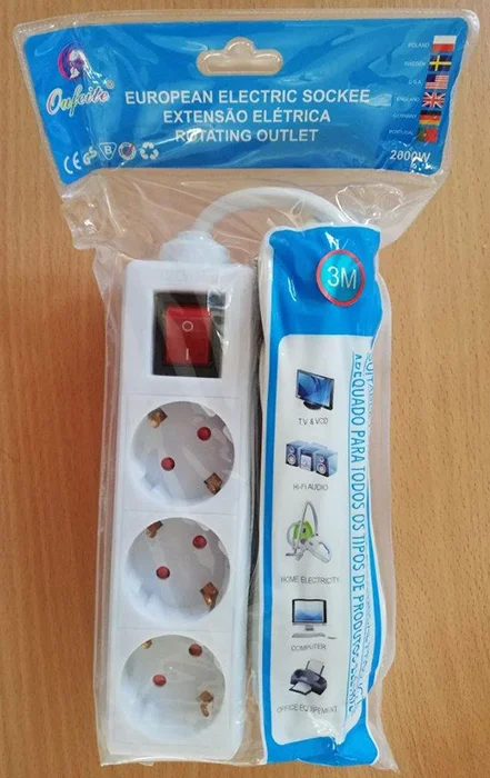 Oufeite — EUROPEAN ELECTRIC SOCKEE / Rotating outlet / hosszabbító