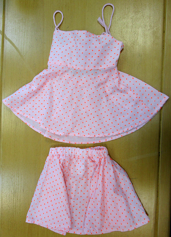 Two in a castle — Childrens' clothing set