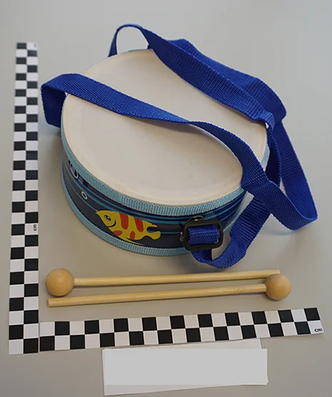 BAKALU — Wooden toy drum
