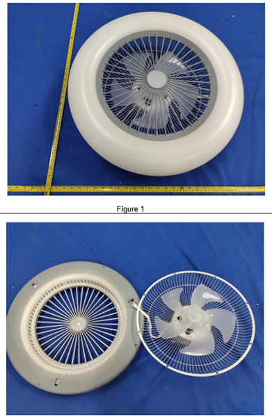 Fcmila — Ceiling fan and LED light unit