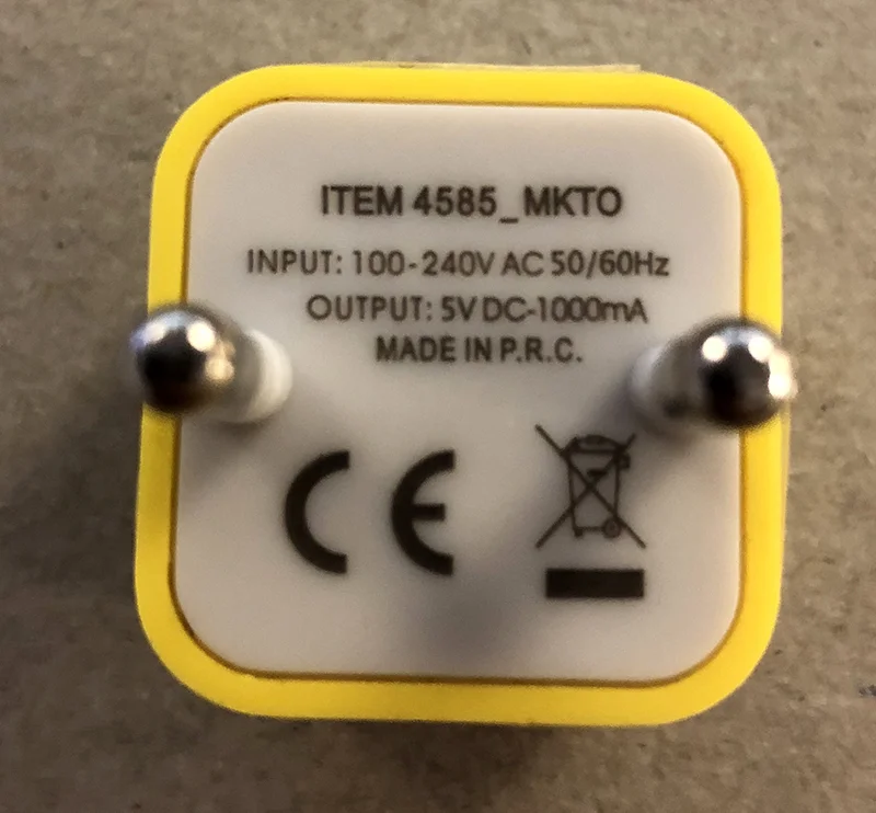 USB Wall charger