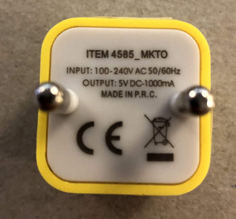 USB Wall charger