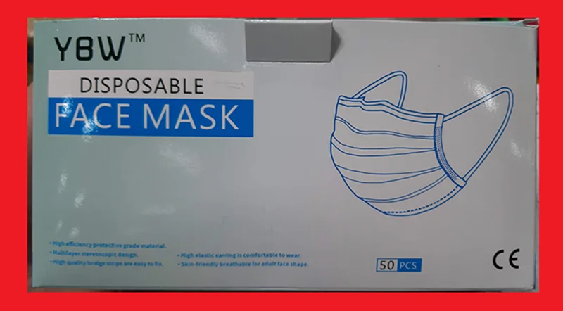 YBW — Disposable face mask