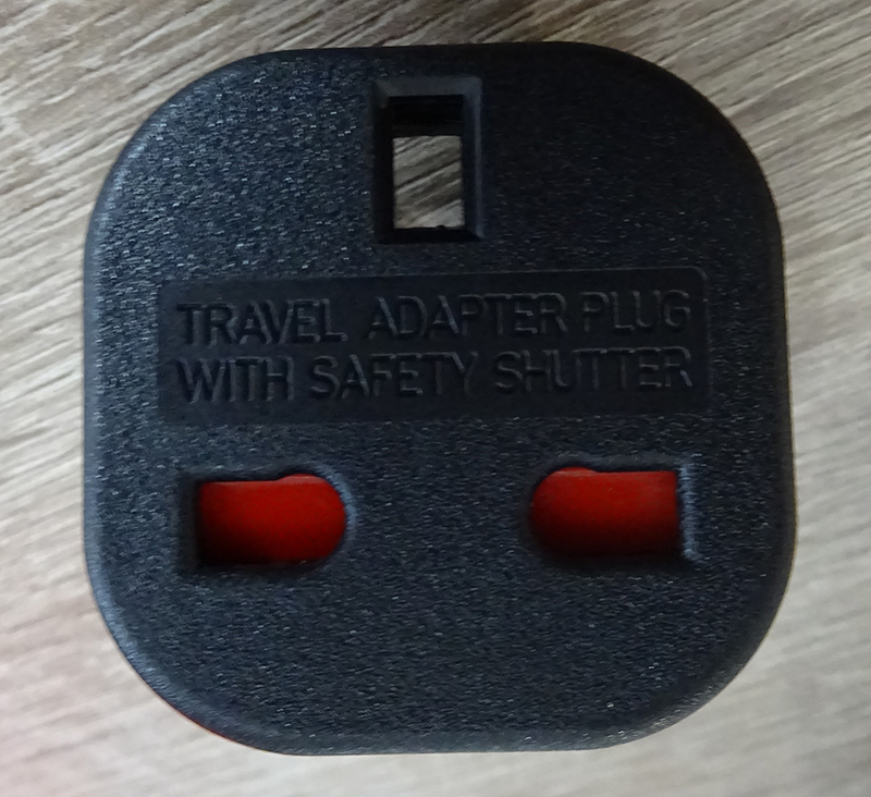 Travel Adapter Plug with Safety Shutter