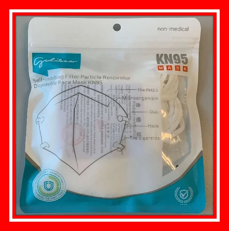 Gulibear — Self-Imbibing Filter Particle Respirator / Disposable Face Mask KN95
