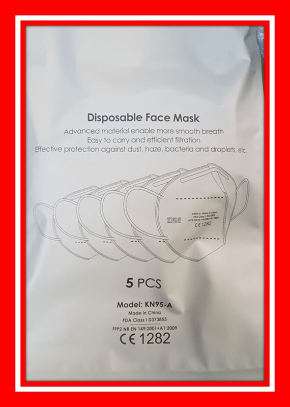 Disposable face mask