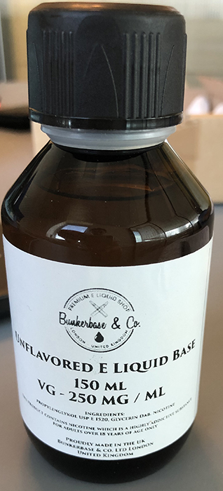 Bunkerbase & Co. — Unflavored e-liquid base/ Ultra Nicotine Base / Nicotine B Salt Base