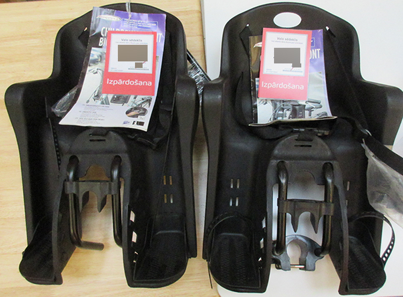 A.I.&E., bq — Bicycle Gear, Children's front bicycle seat