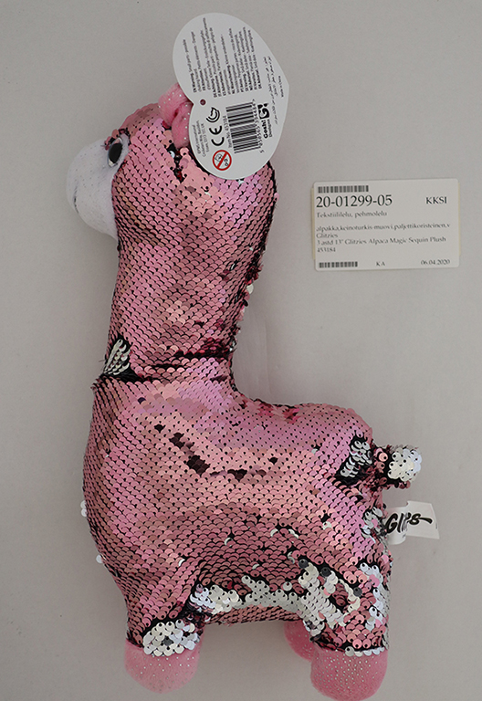 Glitzies — Plush toy with sequins