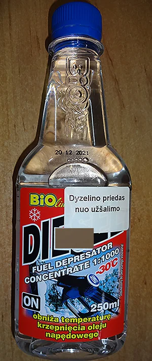 Bioline — DIESEL - Fuel Depresator Concentrate 1:1000