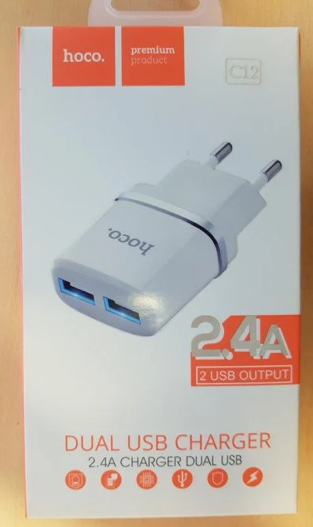 hoco. — Dual USB charger