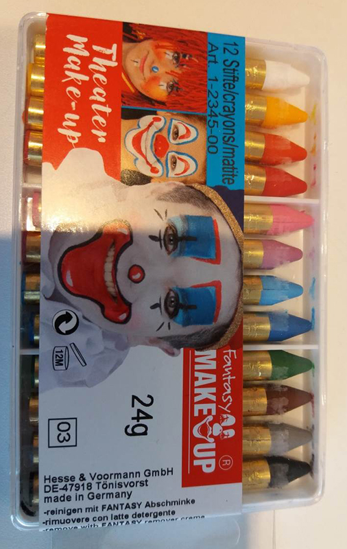 2008 l, Fantasy MAKE UP — 12 crayons - Theater Make-up