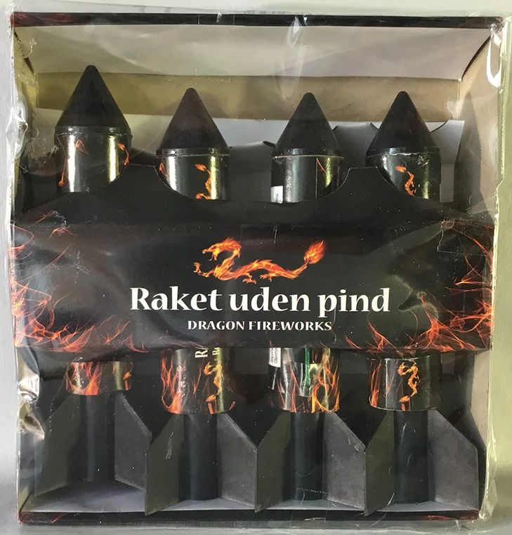 Dragon Fireworks — Raket uden pind
