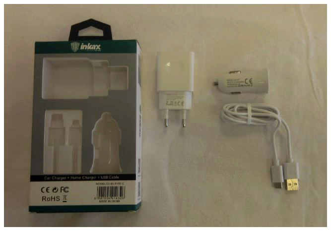 INKAX — Three-in-one charging kit