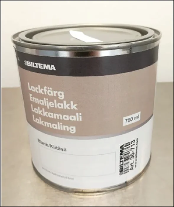 Biltema — Lakmaling